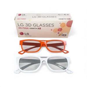 Original AG-F110 Cinema 3D Glasses Set For LG LCD TV - Box With 2 Pairs